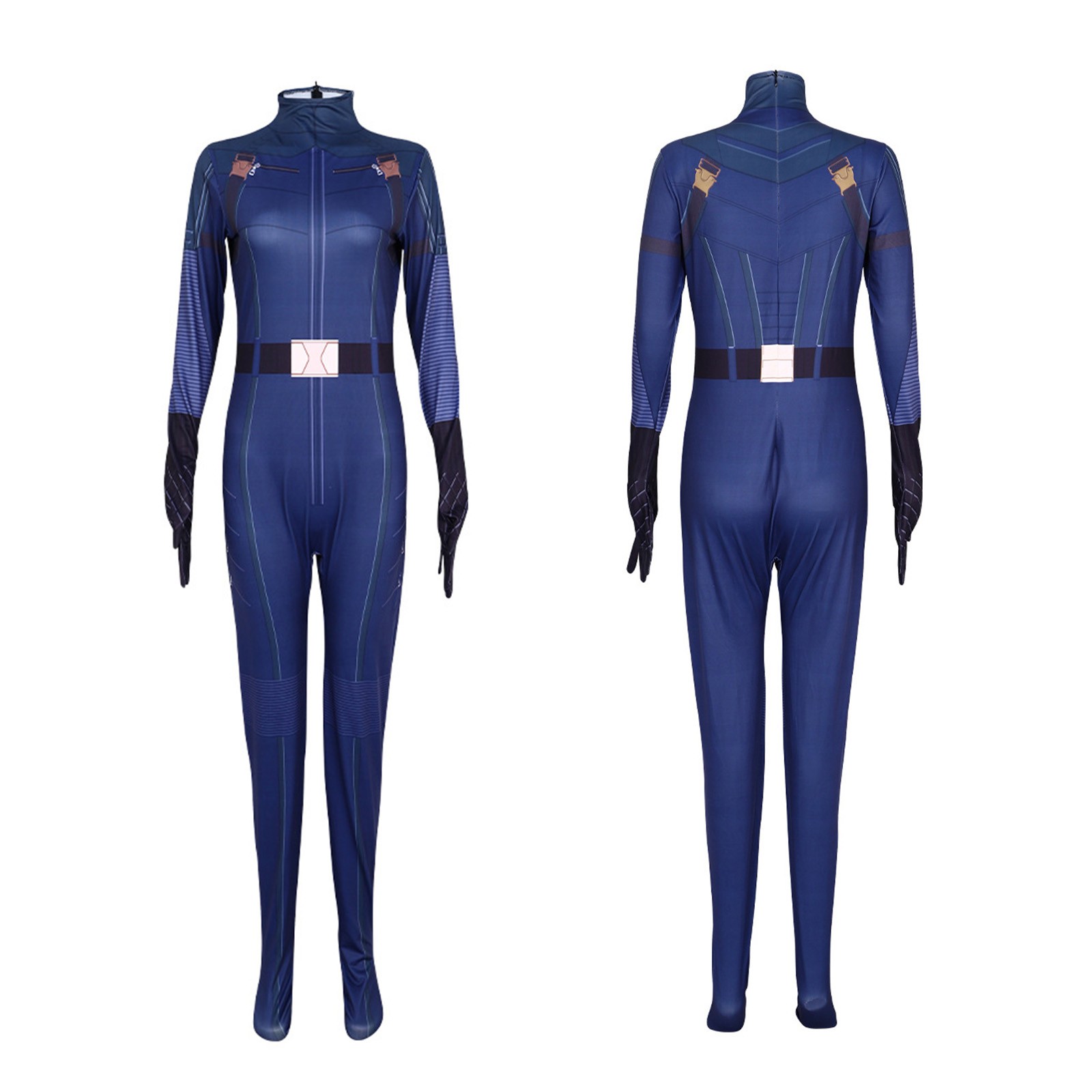 Thunderbolts Yelena Belova Cosplay Costumes for Women, Halloween Fancy Dress Yelena Belova Jumpsuit Bodysuit Onesies Costume